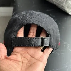 Gucci | Accessories | Gucci Monogram Black Cap With  display picture 2